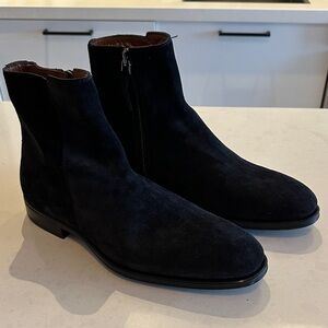 Aquatalia Men's Black Suede Boots